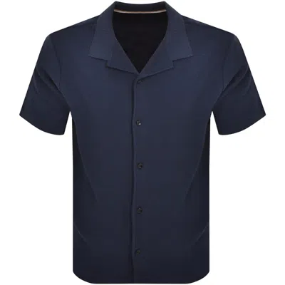 Hugo Boss Boss Powell 129 Short Sleeved Shirt Blue