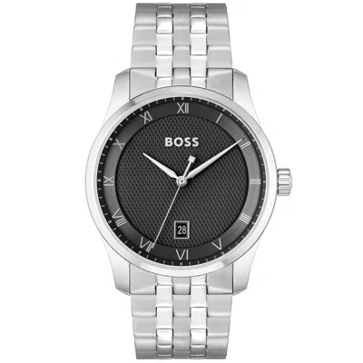 Boss Business Boss Principle Watch Silver In Metallic