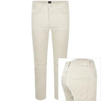 Hugo Boss Boss Re Maine Regular Fit Chinos Cream