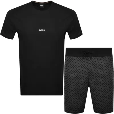 Hugo Boss Boss Relax Shorts Set Black