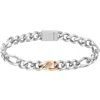 Hugo Boss Boss Rian Chain Link Bracelet Silver In Silver