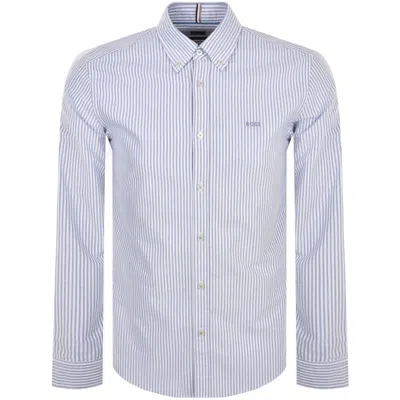 Hugo Boss Boss Roan Long Sleeved Shirt Blue