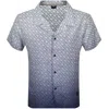Hugo Boss Boss Short Sleeve Vale Shirt Navy In Navy