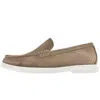 Hugo Boss Boss Sienne Suede Loafers In Brown