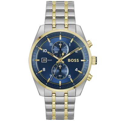 Hugo Boss Boss Skytraveller Watch Silver