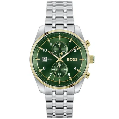 Hugo Boss Boss Skytraveller Watch Silver