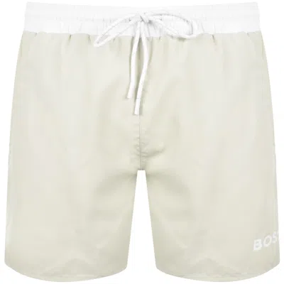 Hugo Boss Boss Starfish Swim Shorts Beige