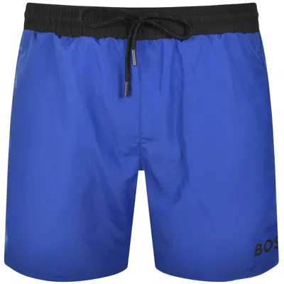 Hugo Boss Boss Starfish Swim Shorts Blue