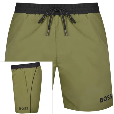 Boss Business Boss Starfish Swim Shorts Green