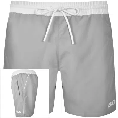 Hugo Boss Boss Starfish Swim Shorts Grey