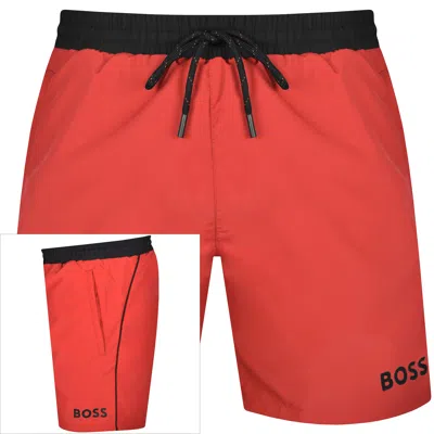 Boss Business Boss Starfish Swim Shorts Red