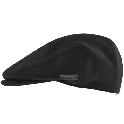 Hugo Boss Boss Stefaan Flat Cap Black