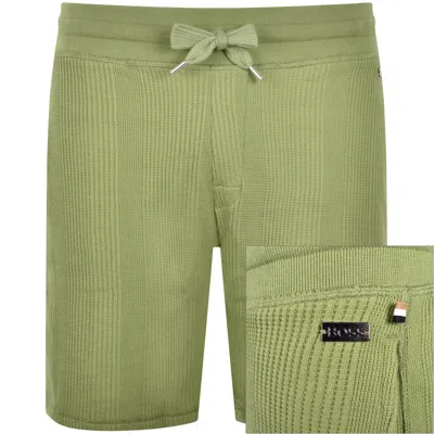 Hugo Boss Boss Structure Shorts Medium Green