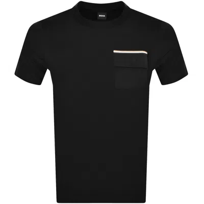 Boss Business Boss Tessin 25 Logo T Shirt Black
