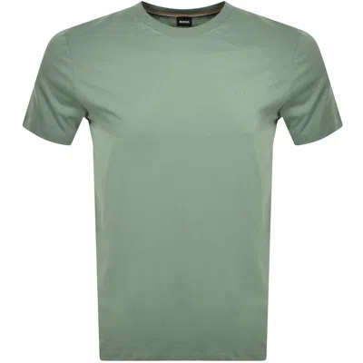 Hugo Boss Boss Thompson 01 Logo T Shirt Green