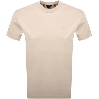 Hugo Boss Boss Thompson 1 T Shirt Orange In Neutral