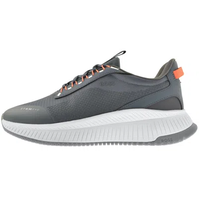 Hugo Boss Boss Titanium Evo Runner Trainers Blue