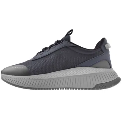 Hugo Boss Boss Titanium Evo Runner Trainers Navy