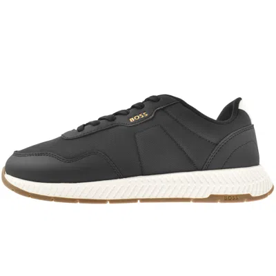 Hugo Boss Boss Titanium Runner Trainers Black