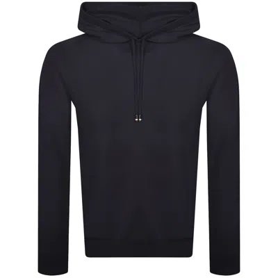 Boss Business Boss Trapani Knit Hoodie Navy