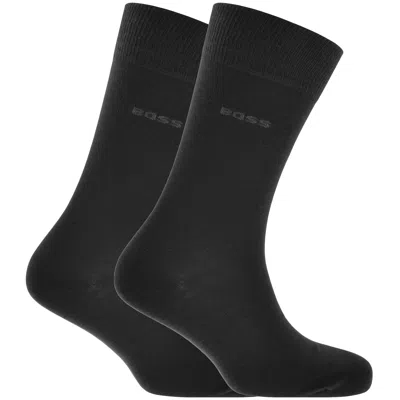 Hugo Boss Boss Two Pack Socks Black