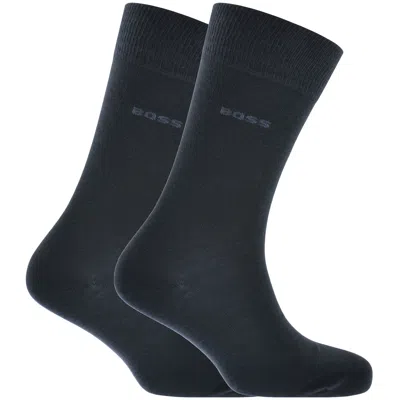 Hugo Boss Boss Two Pack Socks Navy