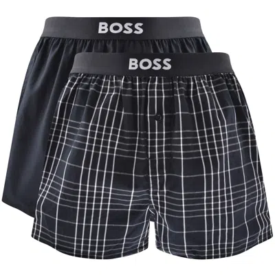 Hugo Boss Boss Underwear 2 Pack Boxer Shorts Navy