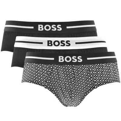 Boss Business Boss Underwear 3 Pack Bold Briefs Black