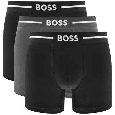 Boss Business Boss Underwear 3 Pack Boxer Shorts In Black