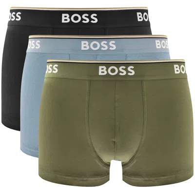 Boss Business Boss Underwear 3 Pack Trunks In Black