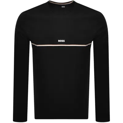 Hugo Boss Boss Unique Long Sleeve T Shirt Black