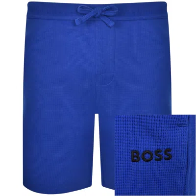 Hugo Boss Boss Waffle Shorts Blue