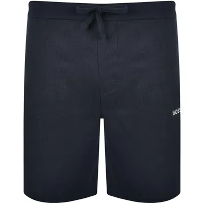 Hugo Boss Boss Waffle Shorts Navy