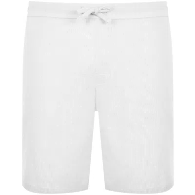 Hugo Boss Boss Waffle Shorts White