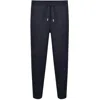 Hugo Boss Boss Waffle Structure Joggers Navy In Navy