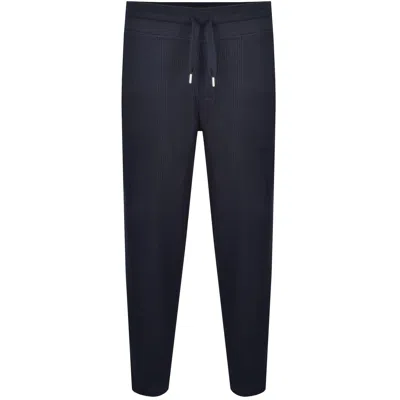 Hugo Boss Boss Waffle Structure Joggers Navy