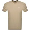 BOSS BUSINESS BOSS WAFFLE T SHIRT BEIGE