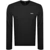 Hugo Boss Long-sleeved Sweater In Black