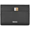 BOSS BUSINESS BOSS ZAIR MONEY CLIP CARD HOLDER BLACK