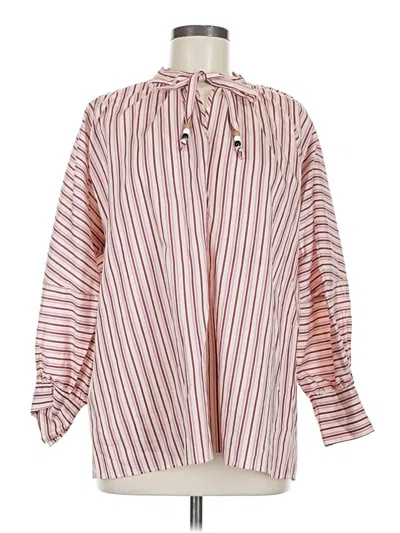 Pre-owned Boss By Hugo Boss 3/4 Sleeve Blouse In Pink