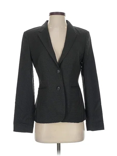 Pre-owned Boss By Hugo Boss 3/4 Sleeve Top Black Square Neckline Tops