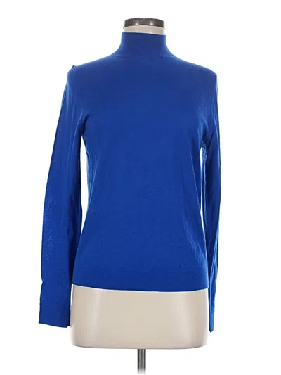 Pre-owned Boss By Hugo Boss 3/4 Sleeve Turtleneck In Blue