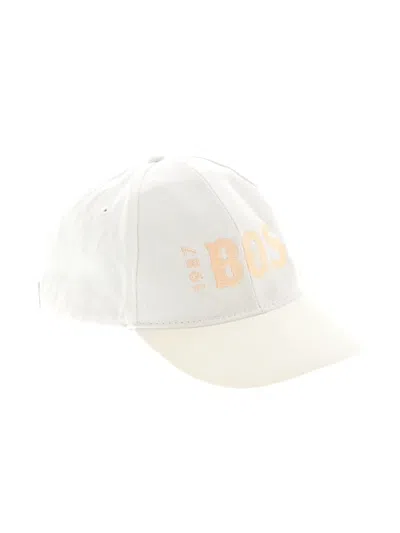 Pre-owned Boss By Hugo Boss Baseball Cap In White