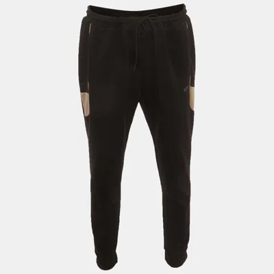 Pre-owned Boss By Hugo Boss Black Cotton Knit Sweatpants Xxxl