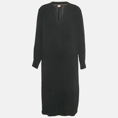 Boss By Hugo Boss Black Crepe Short Dress