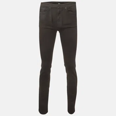 Pre-owned Boss By Hugo Boss Black Denim Maine Regular Fit Jeans Xs/ Waist 30"