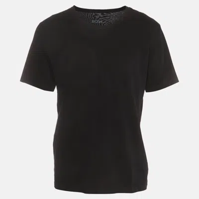 Pre-owned Boss By Hugo Boss Black Jersey Crewneck Rn 3p Classic T-shirt Xl