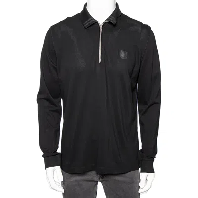 Boss By Hugo Boss Black Pima Cotton Long Sleeve T-shirt