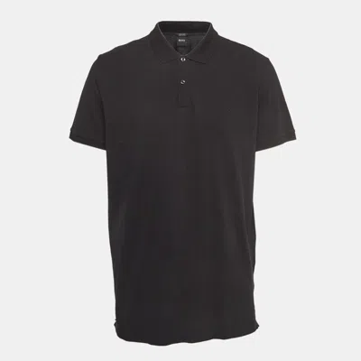Boss By Hugo Boss Black Pima Cotton Pallas Polo T-shirt