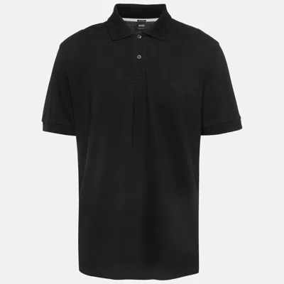 Boss By Hugo Boss Black Pima Cotton Polo T-shirt